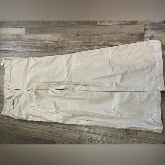 Marc By Marc Jacobs Cream pinstripe pants, size 10 - Picture 2 of 4